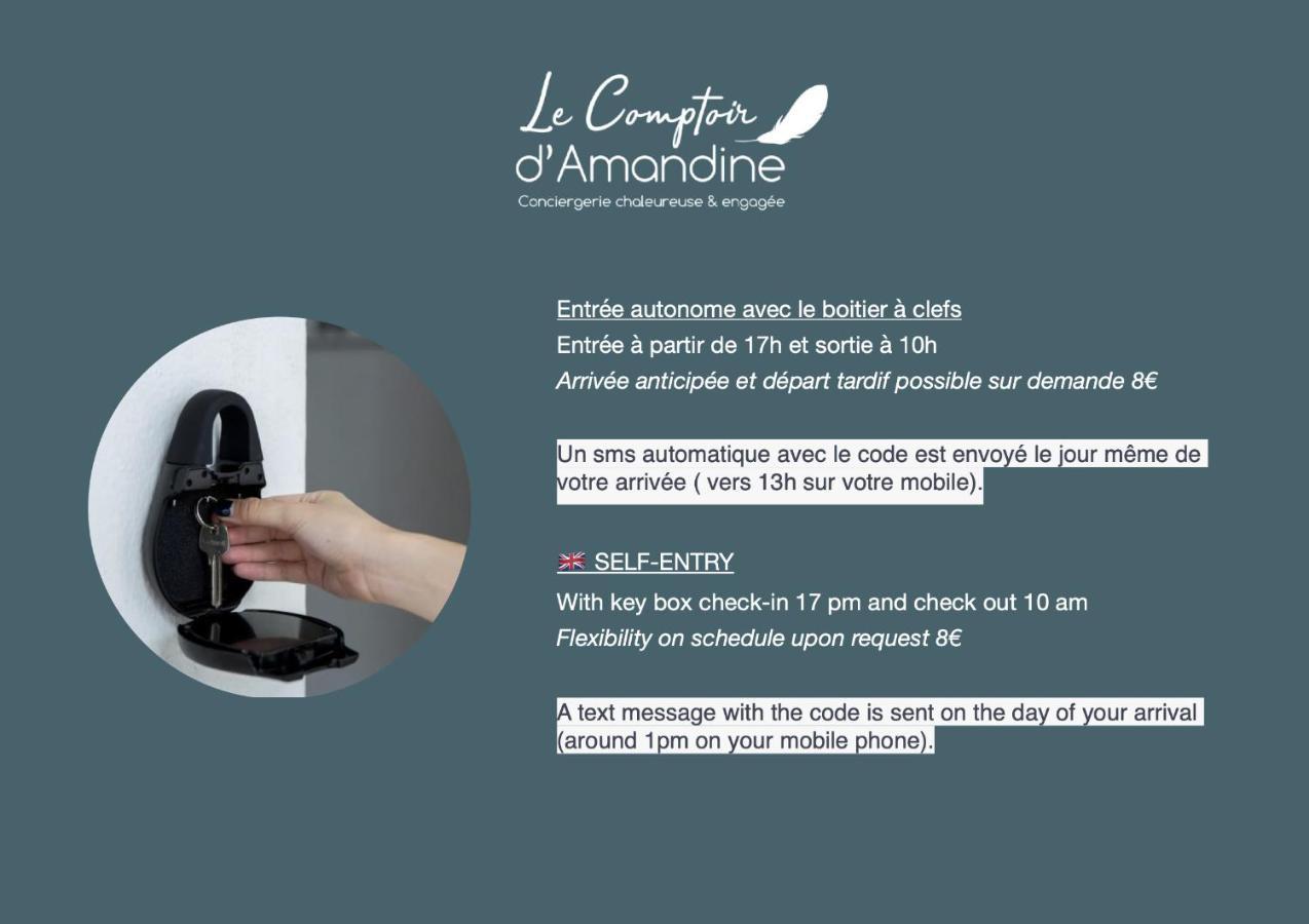 Le Cafe Charmant, Appartement Dans Immeuble Avec Parking Barriere, Balcon LʼArbresle Esterno foto